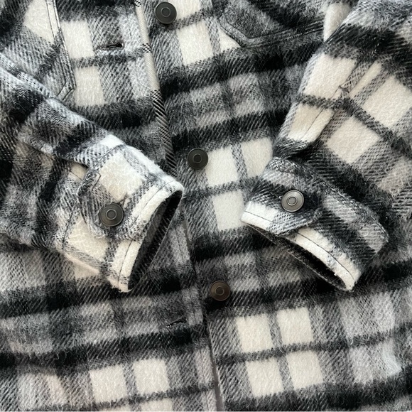 Zara Wool Plaid Shacket - Picture 4 of 5